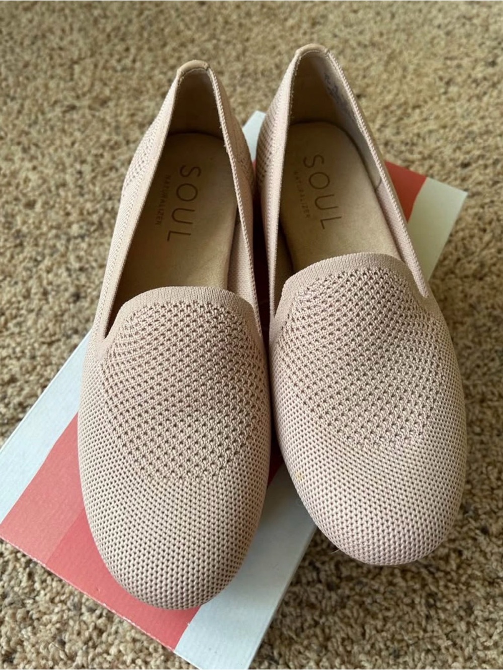 SOUL Naturalizer Women's Knit Slip-On Loafer, new-size 8